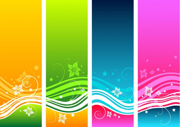 free vector Free Floral Swirls Vector Background